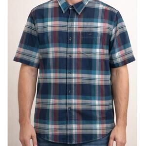 Red Head Brand Co Plaid Short Sleeve Button Up Shirt Men’s Large